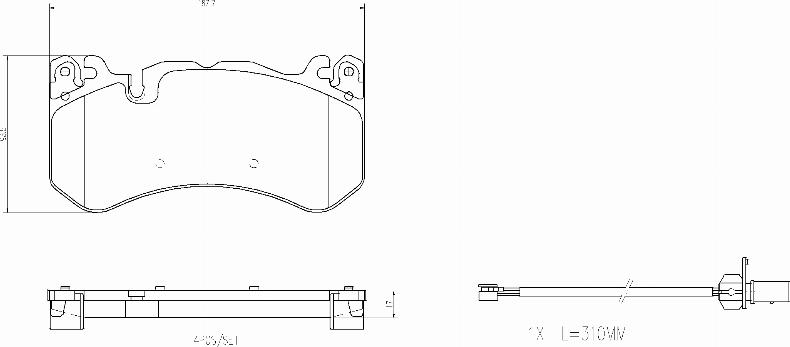 Brembo P50164N - Bremžu uzliku kompl., Disku bremzes autodraugiem.lv