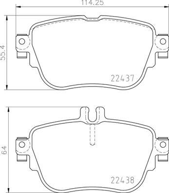 Brembo P 50 136 - Bremžu uzliku kompl., Disku bremzes autodraugiem.lv