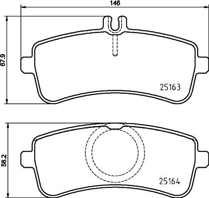 Brembo P 50 132 - Bremžu uzliku kompl., Disku bremzes autodraugiem.lv