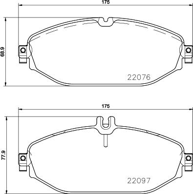 Brembo P 50 124 - Bremžu uzliku kompl., Disku bremzes autodraugiem.lv