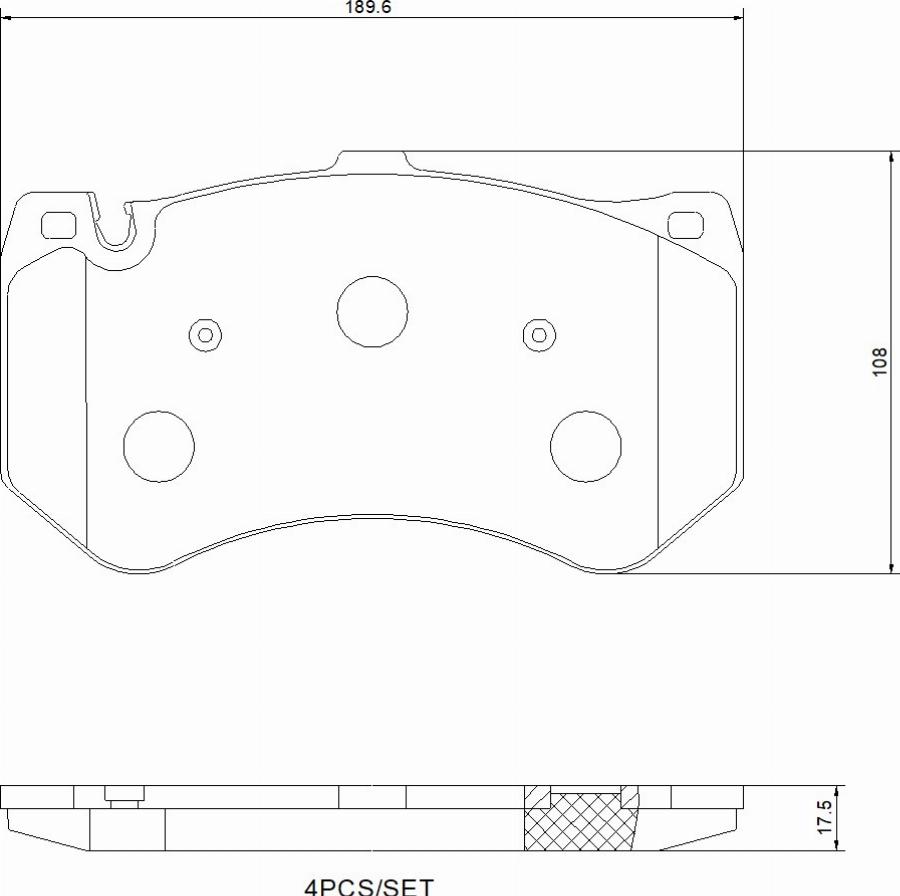 Brembo P 50 178 - Bremžu uzliku kompl., Disku bremzes autodraugiem.lv