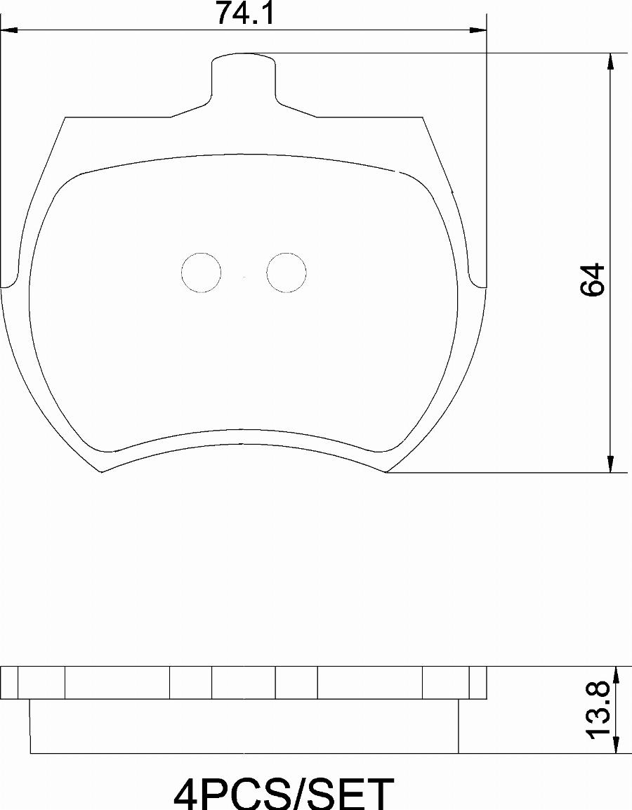 Brembo P52002N - Bremžu uzliku kompl., Disku bremzes autodraugiem.lv