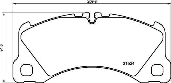 Brembo P 65 046 - Bremžu uzliku kompl., Disku bremzes autodraugiem.lv