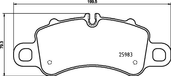 Brembo P 65 041 - Bremžu uzliku kompl., Disku bremzes autodraugiem.lv