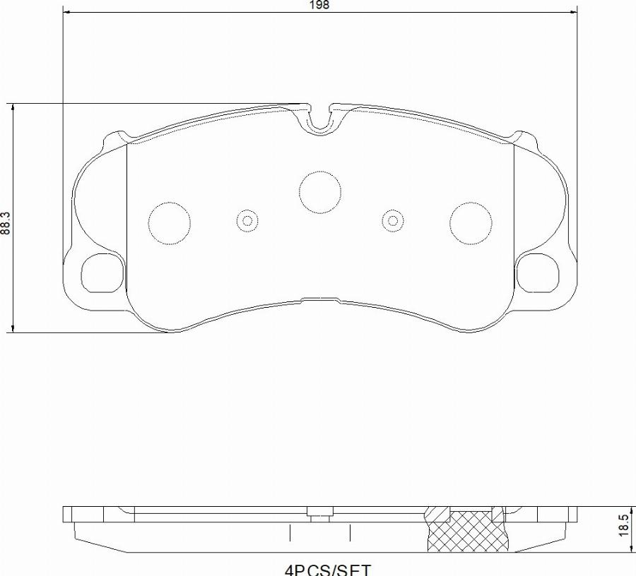 Brembo P 65 054 - Bremžu uzliku kompl., Disku bremzes autodraugiem.lv