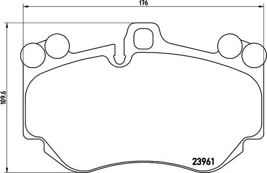 Brembo P 65 016 - Bremžu uzliku kompl., Disku bremzes autodraugiem.lv