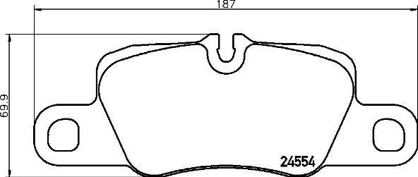 Brembo P 65 029 - Bremžu uzliku kompl., Disku bremzes autodraugiem.lv