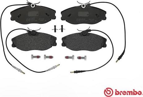 Brembo P 61 057 - Bremžu uzliku kompl., Disku bremzes autodraugiem.lv