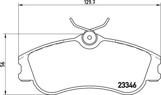 Brembo P 61 069 - Bremžu uzliku kompl., Disku bremzes autodraugiem.lv