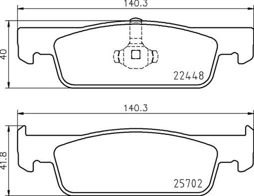 Brembo P 68 069 - Bremžu uzliku kompl., Disku bremzes autodraugiem.lv