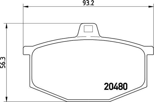 Brembo P 68 005 - Bremžu uzliku kompl., Disku bremzes autodraugiem.lv