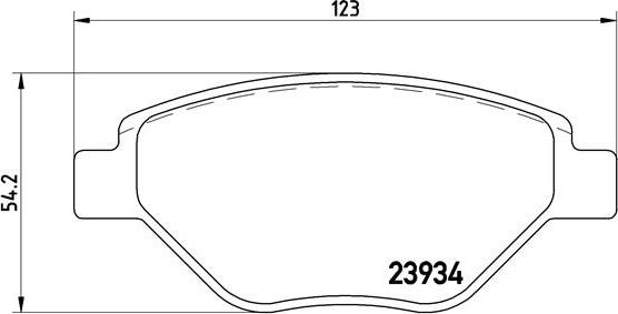 Brembo P 68 031 - Bremžu uzliku kompl., Disku bremzes autodraugiem.lv