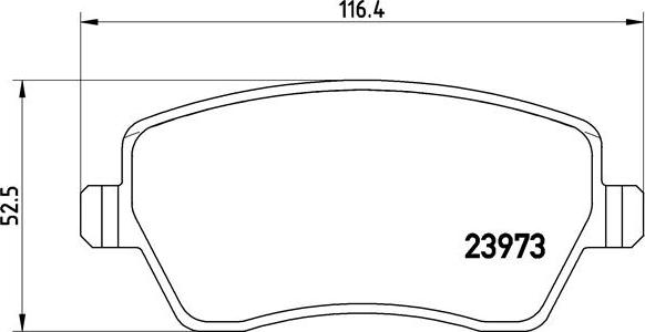 Brembo P 68 033X - Bremžu uzliku kompl., Disku bremzes autodraugiem.lv