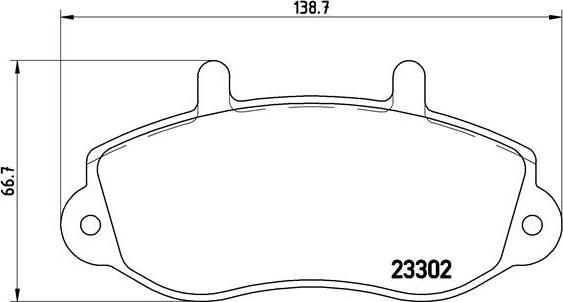 Brembo P 68 025 - Bremžu uzliku kompl., Disku bremzes autodraugiem.lv