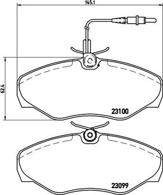 Brembo P 68 026 - Bremžu uzliku kompl., Disku bremzes autodraugiem.lv