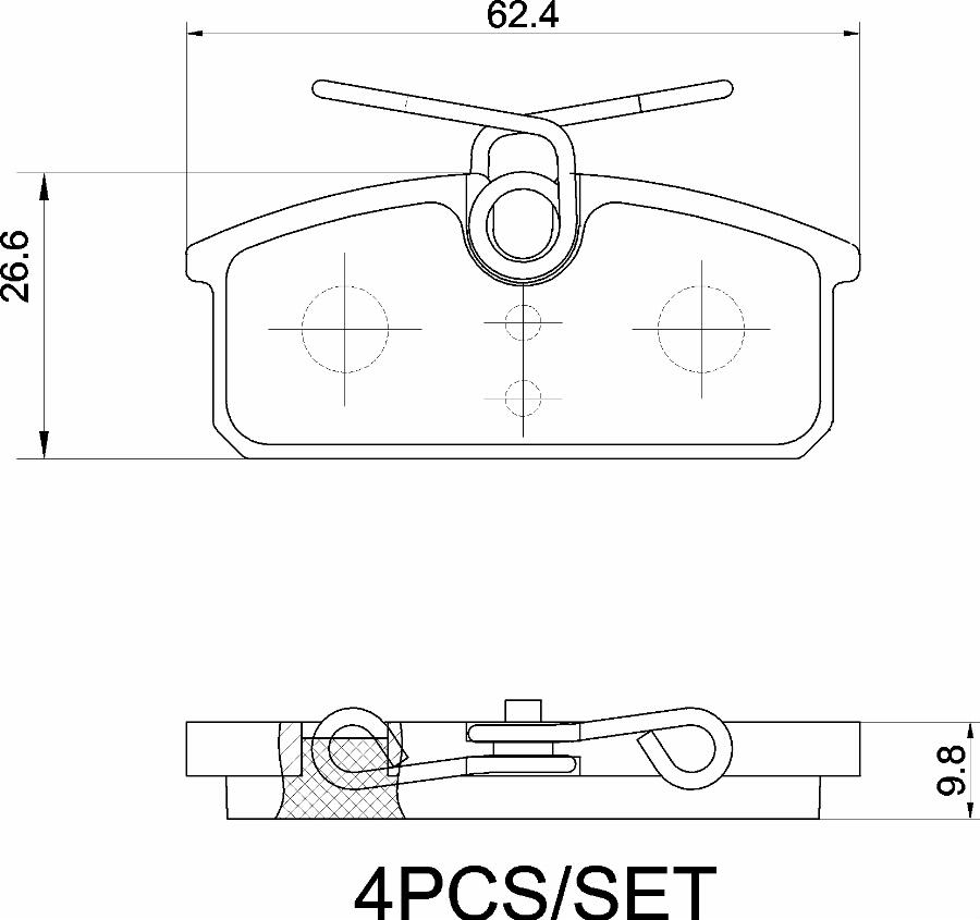 Brembo P 68 077 - Bremžu uzliku kompl., Disku bremzes autodraugiem.lv