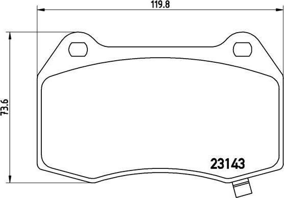 Brembo P 09 003 - Bremžu uzliku kompl., Disku bremzes autodraugiem.lv