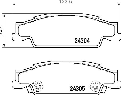 Brembo P 09 007 - Bremžu uzliku kompl., Disku bremzes autodraugiem.lv