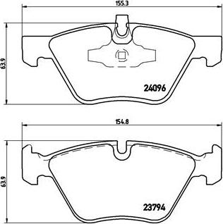 Brembo P 06 040X - Bremžu uzliku kompl., Disku bremzes autodraugiem.lv