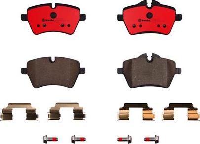 Brembo P06036N - Bremžu uzliku kompl., Disku bremzes autodraugiem.lv