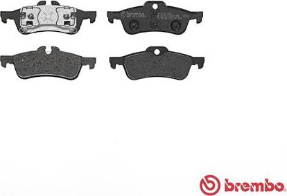 Brembo P 06 032 - Bremžu uzliku kompl., Disku bremzes autodraugiem.lv