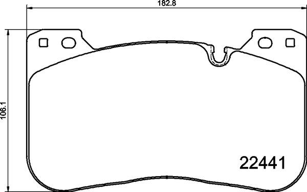 Brembo P 06 100 - Bremžu uzliku kompl., Disku bremzes autodraugiem.lv