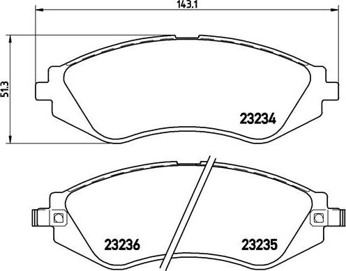 Brembo P 15 002 - Bremžu uzliku kompl., Disku bremzes autodraugiem.lv