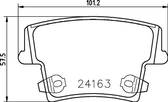 Brembo P 11 018 - Bremžu uzliku kompl., Disku bremzes autodraugiem.lv