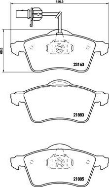 Brembo P 85 049 - Bremžu uzliku kompl., Disku bremzes autodraugiem.lv