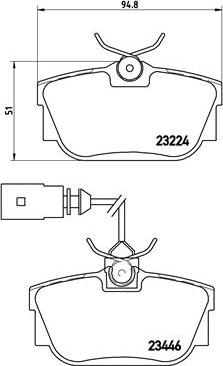 Brembo P 85 046 - Bremžu uzliku kompl., Disku bremzes autodraugiem.lv