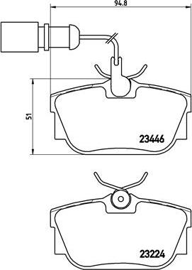 Brembo P 85 059 - Bremžu uzliku kompl., Disku bremzes autodraugiem.lv