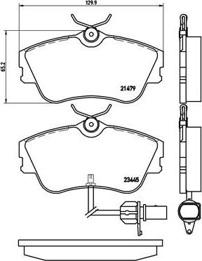 Brembo P 85 050 - Bremžu uzliku kompl., Disku bremzes autodraugiem.lv