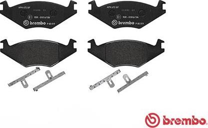 Brembo P 85 019 - Bremžu uzliku kompl., Disku bremzes autodraugiem.lv