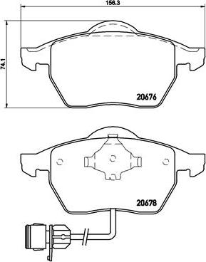 Brembo P 85 026 - Bremžu uzliku kompl., Disku bremzes autodraugiem.lv