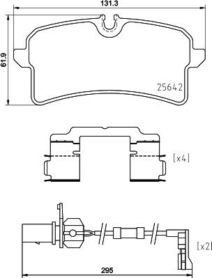 Brembo P85151N - Bremžu uzliku kompl., Disku bremzes autodraugiem.lv