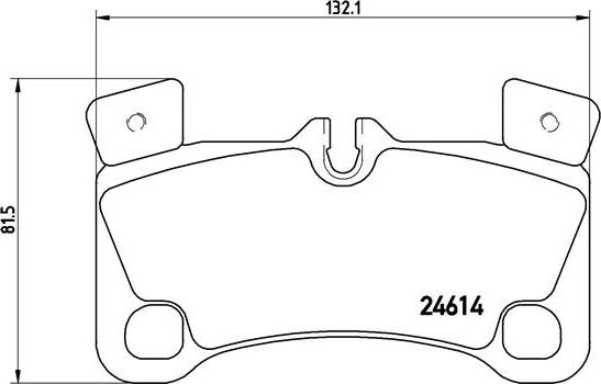 Brembo P 85 103 - Bremžu uzliku kompl., Disku bremzes autodraugiem.lv