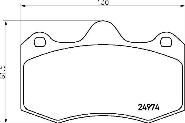 Brembo P 85 134 - Bremžu uzliku kompl., Disku bremzes autodraugiem.lv