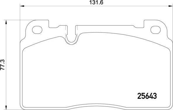 Brembo P 85 122 - Bremžu uzliku kompl., Disku bremzes autodraugiem.lv