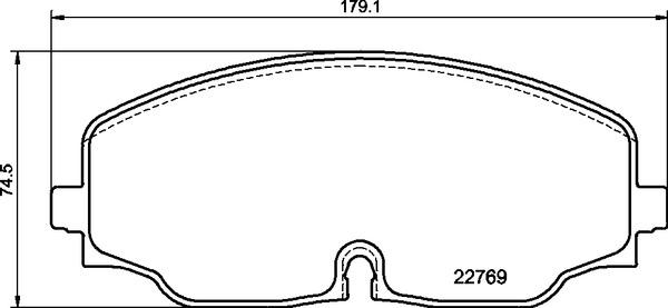 Brembo P 85 176 - Bremžu uzliku kompl., Disku bremzes autodraugiem.lv