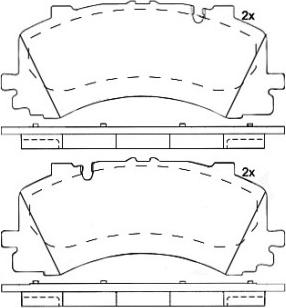 Brembo P 85 170 - Bremžu uzliku kompl., Disku bremzes autodraugiem.lv