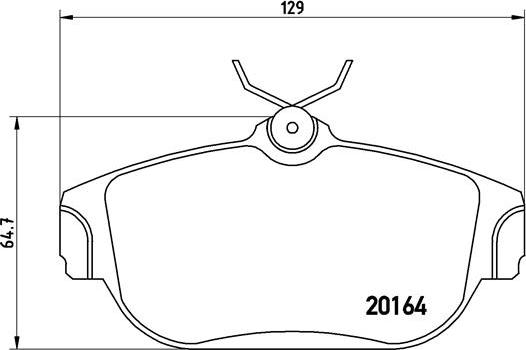 Brembo P 86 007 - Bremžu uzliku kompl., Disku bremzes autodraugiem.lv