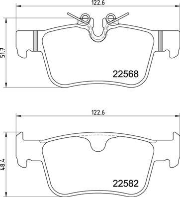 Brembo P 86 030 - Bremžu uzliku kompl., Disku bremzes autodraugiem.lv