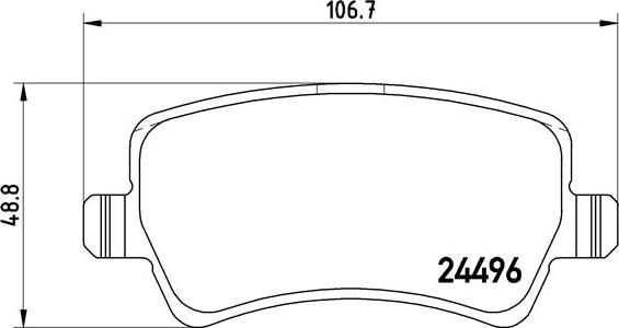 Brembo P 86 021X - Bremžu uzliku kompl., Disku bremzes autodraugiem.lv