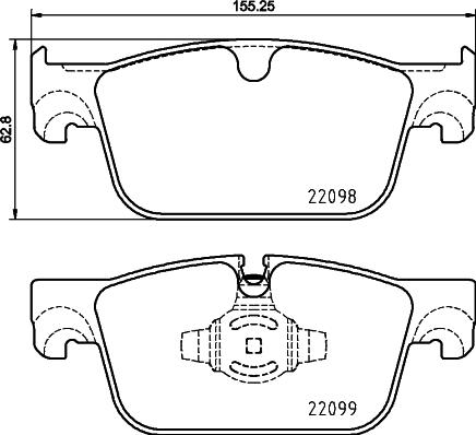 Brembo P 86 028 - Bremžu uzliku kompl., Disku bremzes autodraugiem.lv