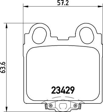 Brembo P 83 045 - Bremžu uzliku kompl., Disku bremzes autodraugiem.lv