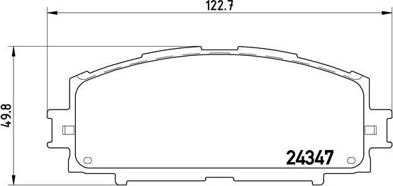 Brembo P 83 086 - Bremžu uzliku kompl., Disku bremzes autodraugiem.lv