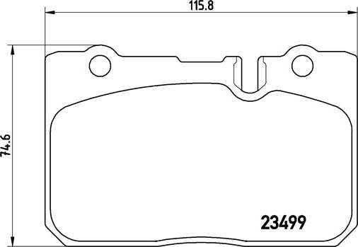 Brembo P 83 039 - Bremžu uzliku kompl., Disku bremzes autodraugiem.lv