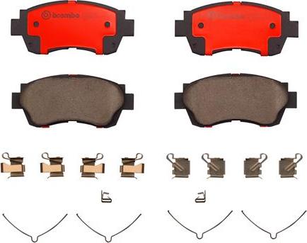 Brembo P83027N - Bremžu uzliku kompl., Disku bremzes autodraugiem.lv