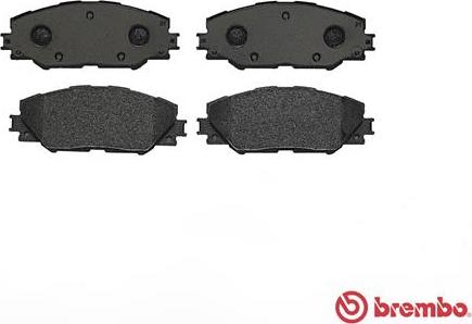 Brembo P 83 071 - Bremžu uzliku kompl., Disku bremzes autodraugiem.lv