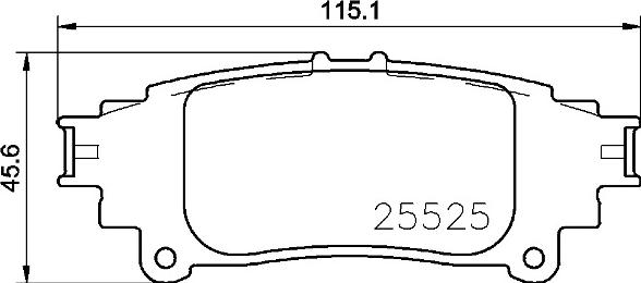 Brembo P 83 153 - Bremžu uzliku kompl., Disku bremzes autodraugiem.lv